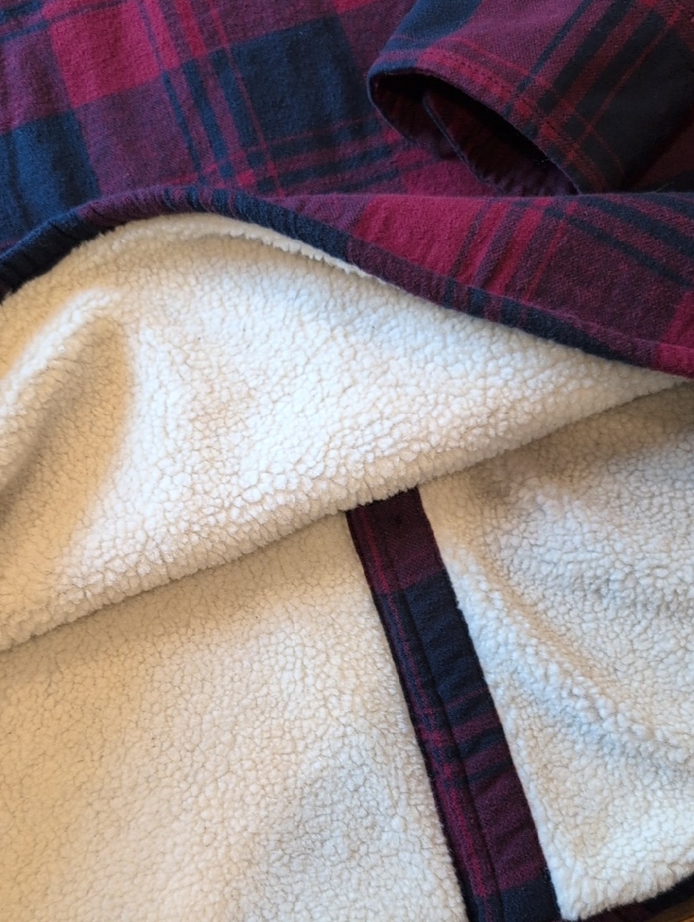 J. Crew Sherpa Linen Flannel Jacket - Picture 7 of 8